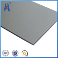 Chapa de plástico compuesto de aluminio plateado ACP